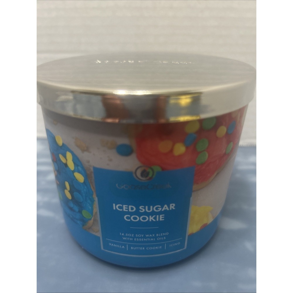 Goose Creek Iced Sugar Cookie Candle 14.5oz New